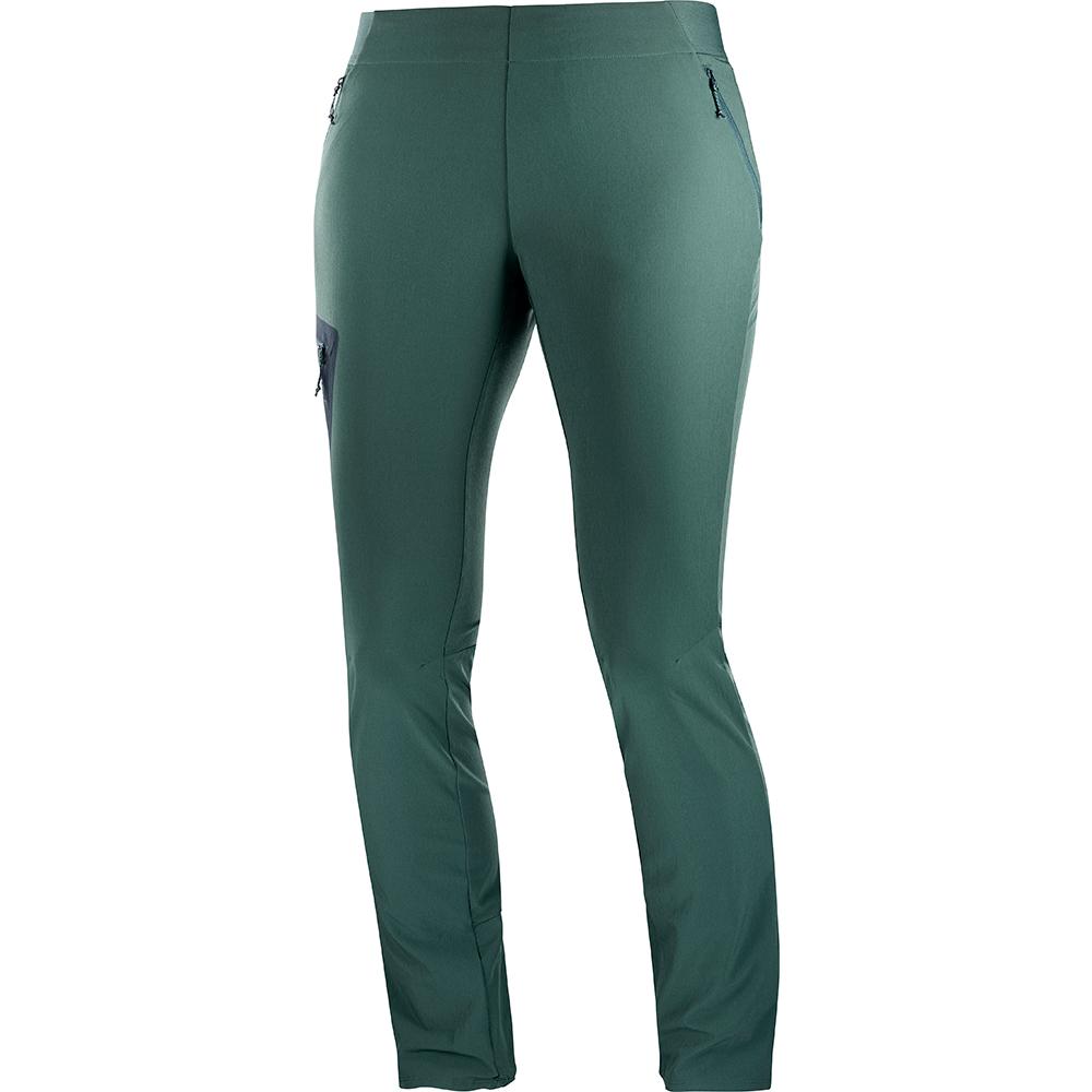 Salomon Israel WAYFARER ALPINE W - Womens Pants - Green (ZKRB-06253)